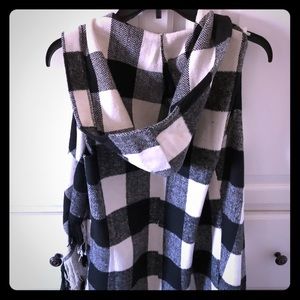 Buffalo Check Hooded Vest